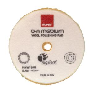 Rupes Ulltrissa D-A Medium Wool, 160 mm. Gul