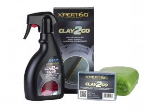Clay-2-Go Kit, för rengöring av lackytan. Komplett kit.