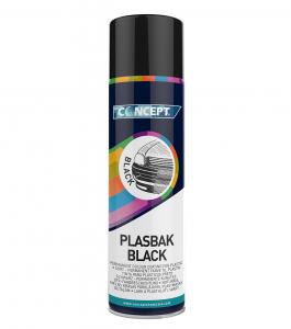 Plasbak Black - Svart sprayfärg för plast & vinyl, 450 ml.