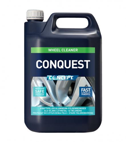 Conquest, högpresterande alkalisk fälgrengöring, 5 Liter