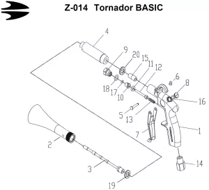 Tornador Basic Cleaning Gun Z-014RS