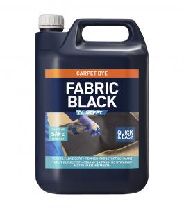 Fabric Black, för infärgning av slitna tyg- och textilier, 5 Liter