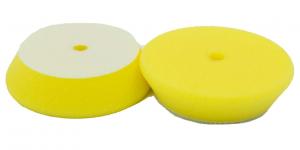 Polerrondell 100x25x77 mm, Gul mjuk foampad.