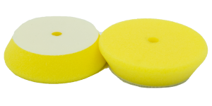 Polerrondell 100x25x77 mm, Gul mjuk foampad.