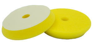 Polerrondell 150x25x130 mm, Gul medium foampad.