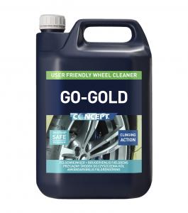 Go-Gold, effektv & användarvänlig fälgrengöring, 5 liter.