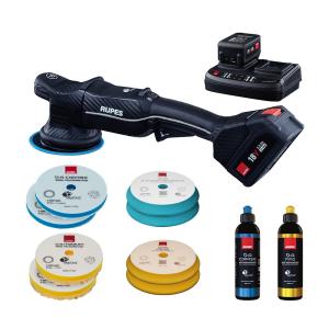 Rupes Polermaskin HLR15/BAS inkl. laddare och 2 batterier.