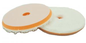 Polerrondell 140x9x130 mm, Microfiberpad Vit/Orange.