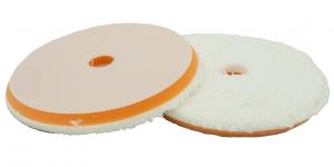 Polerrondell 165x15x155mm, Microfiberpad Vit/Orange