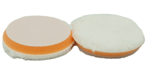 Polerrondell 85x9x75 mm. Microfiberpad Vit/Orange