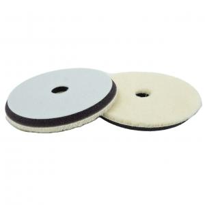 Polerrondell 165x9x155 mm, Micro Woolpad naturvit/grå