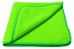 Mikrofiber med kantsöm, Grön 40x40 cm, 10-Pack