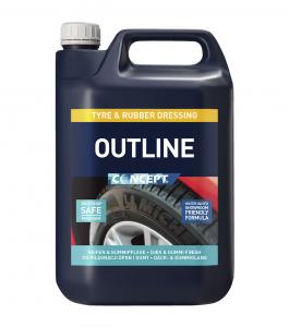 Outline, vattenbaserad vinylglans, 5 Liter