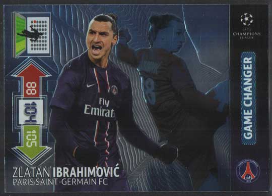 Game Changer, 2012-13 Adrenalyn Champions League Update, Zlatan Ibrahimovic