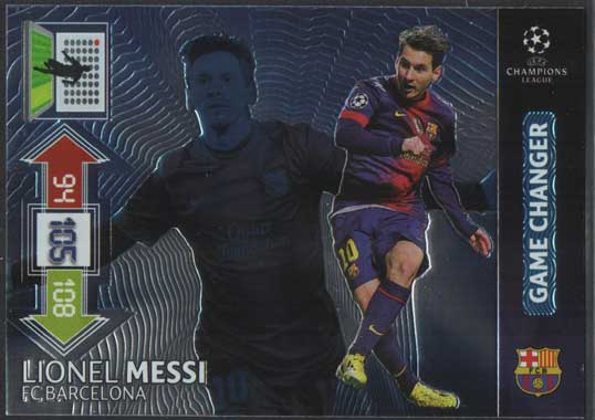 Game Changer, 2012-13 Adrenalyn Champions League Update, Lionel Messi