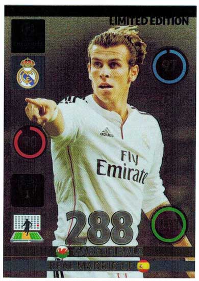 Limited Edition, 2014-15 Adrenalyn Champions League, Gareth Bale