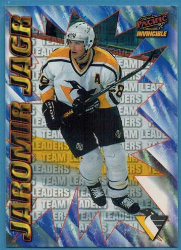 Jaromir Jagr 1997-98 Pacific Invincible NHL Regime #220 Team Leaders