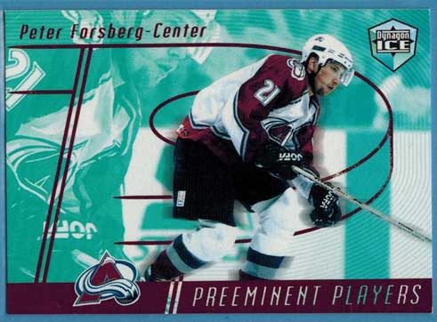 Peter Forsberg 1998-99 Pacific Dynagon Ice Preeminent Players #3