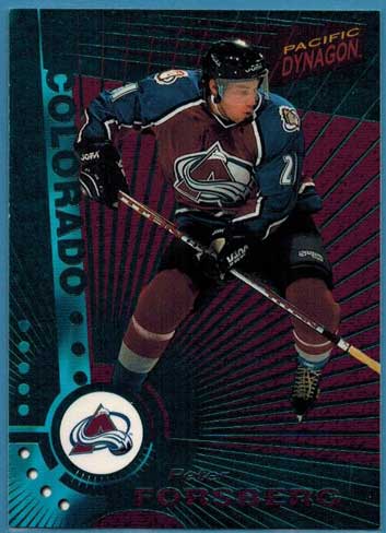 Peter Forsberg 1997-98 Pacific Dynagon Emerald Green #29