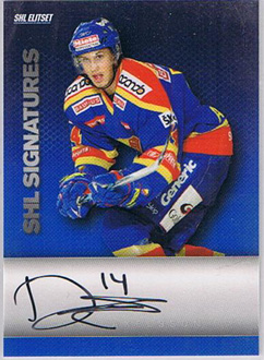 2008-09 SHL Signatures s.2 #03 Dick Axelsson Djurgårdens IF