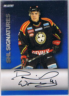 2008-09 SHL Signatures s.1 #01 Daniel Widing Brynäs IF