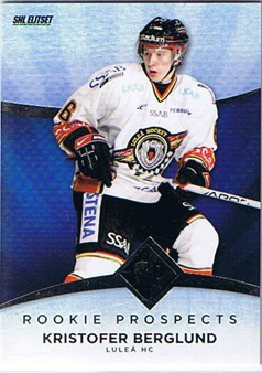 2008-09 SHL s.2 Rookie Prospects #07 Kristofer Berglund Luleå HC
