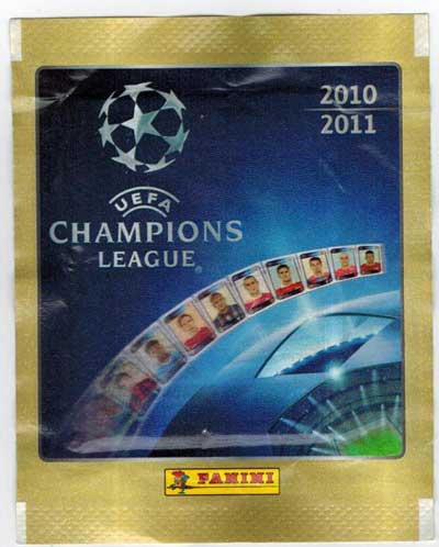 1 Paket Panini Stickers Champions League 2010-11