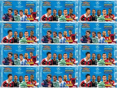 12st Paket Panini Adrenalyn XL Champions League Update 2012-13