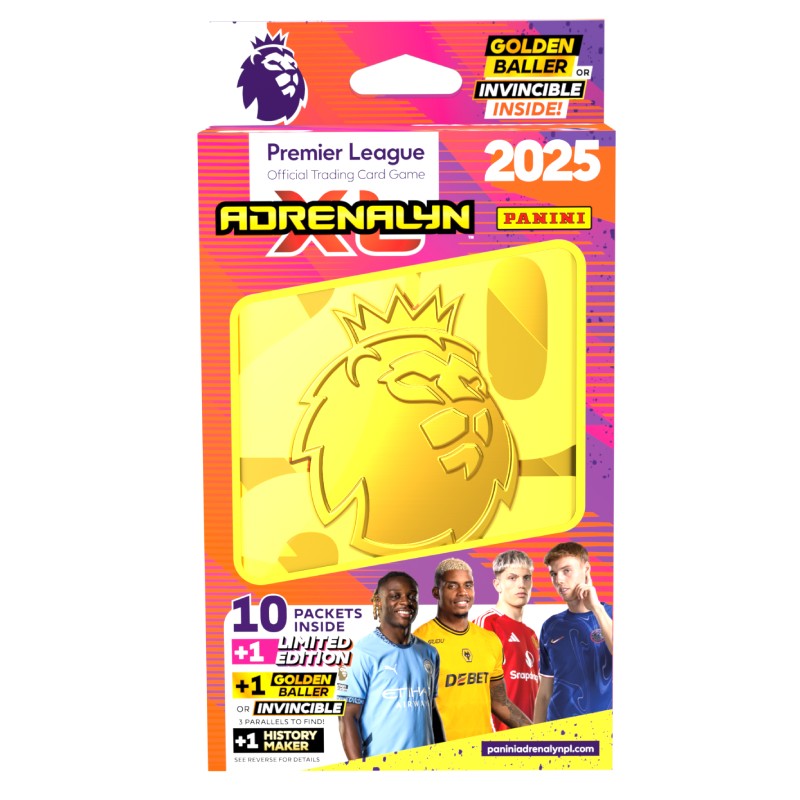 1st Mega Tin Panini Adrenalyn XL Premier League 2024-25 [Färg på tinen varierar]