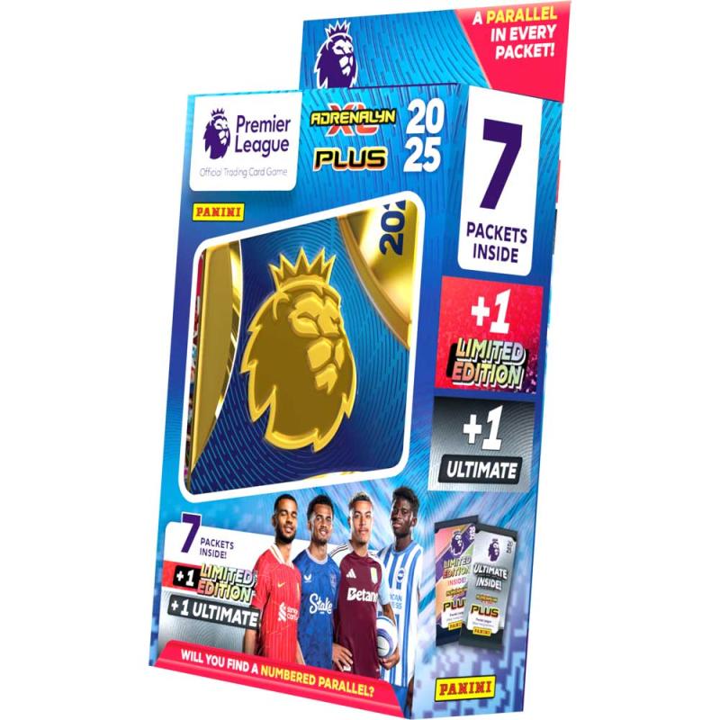 1st Classic Tin Panini Adrenalyn XL Premier League PLUS 2025 [Färg på tinen varierar]