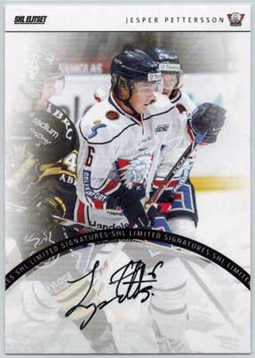 2013-14 SHL s.2 Signatures Limited #5 Jesper Pettersson Linköpings HC