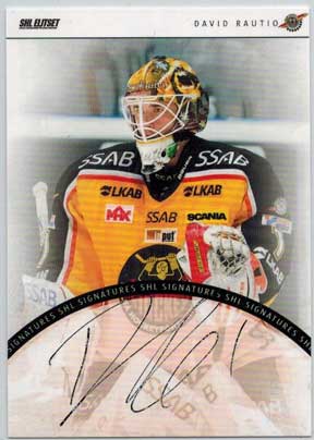 2013-14 SHL s.2 Signatures #11 David Rautio Luleå Hockey