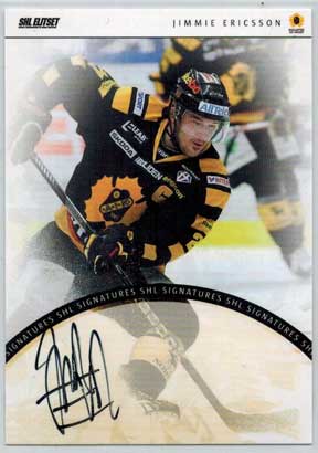 2013-14 SHL s.2 Signatures #13 Jimmie Ericsson Skellefteå AIK
