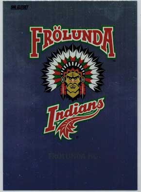 2013-14 SHL s.2 #291 Team Logo Card Frölunda Indians