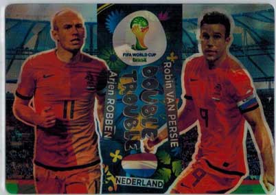 Double Trouble, 2014 Adrenalyn World Cup #415 Arjen Robben / Robin van Persie