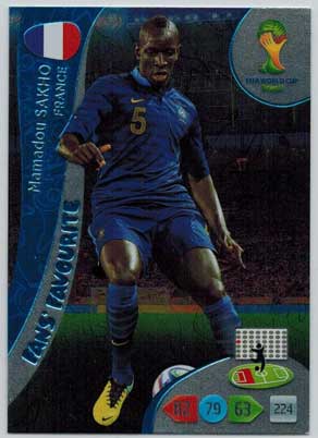 Fans Favourite, 2014 Adrenalyn World Cup #338 Mamadou Sakho