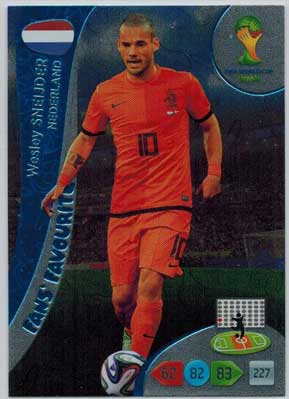 Fans Favourite, 2014 Adrenalyn World Cup #346 Wesley Sneijder