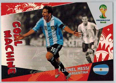 Goal Machine, 2014 Adrenalyn World Cup #422 Lionel Messi