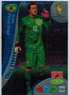 Goal Stopper, 2014 Adrenalyn World Cup #353 Julio Cesar