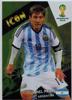 Icon, 2014 Adrenalyn World Cup #417 Lionel Messi
