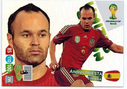 Limited Edition, 2014 Adrenalyn World Cup, Andres Iniesta