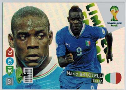 Limited Edition, 2014 Adrenalyn World Cup, Mario Balotelli