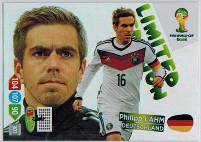 Limited Edition, 2014 Adrenalyn World Cup, Philipp Lahm