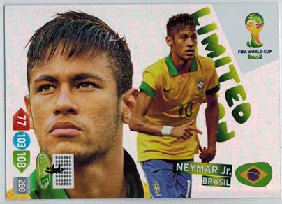 Limited Edition, 2014 Adrenalyn World Cup, Neymar Jr.