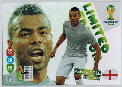 Limited Edition, 2014 Adrenalyn World Cup, Ashley Cole