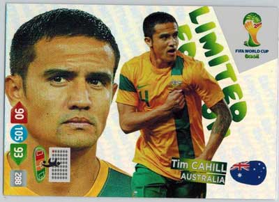 Limited Edition, 2014 Adrenalyn World Cup, Tim Cahill