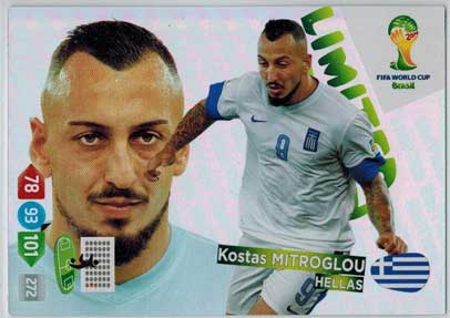 Limited Edition, 2014 Adrenalyn World Cup, Kostas Mitroglou