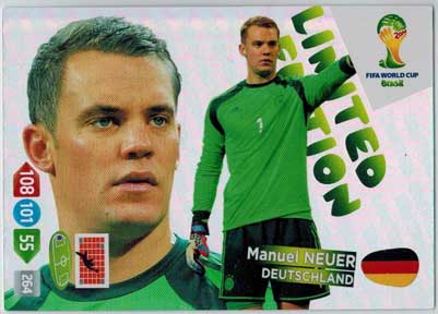 Limited Edition, 2014 Adrenalyn World Cup, Manuel Neuer