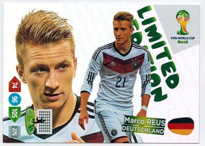 XXL Limited Edition, 2014 Adrenalyn World Cup, Marco Reus