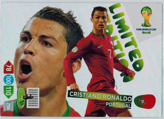Limited Edition, 2014 Adrenalyn World Cup, Cristiano Ronaldo